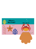 Nosy Crow Where's Mrs Fish board book 10 pages - British product