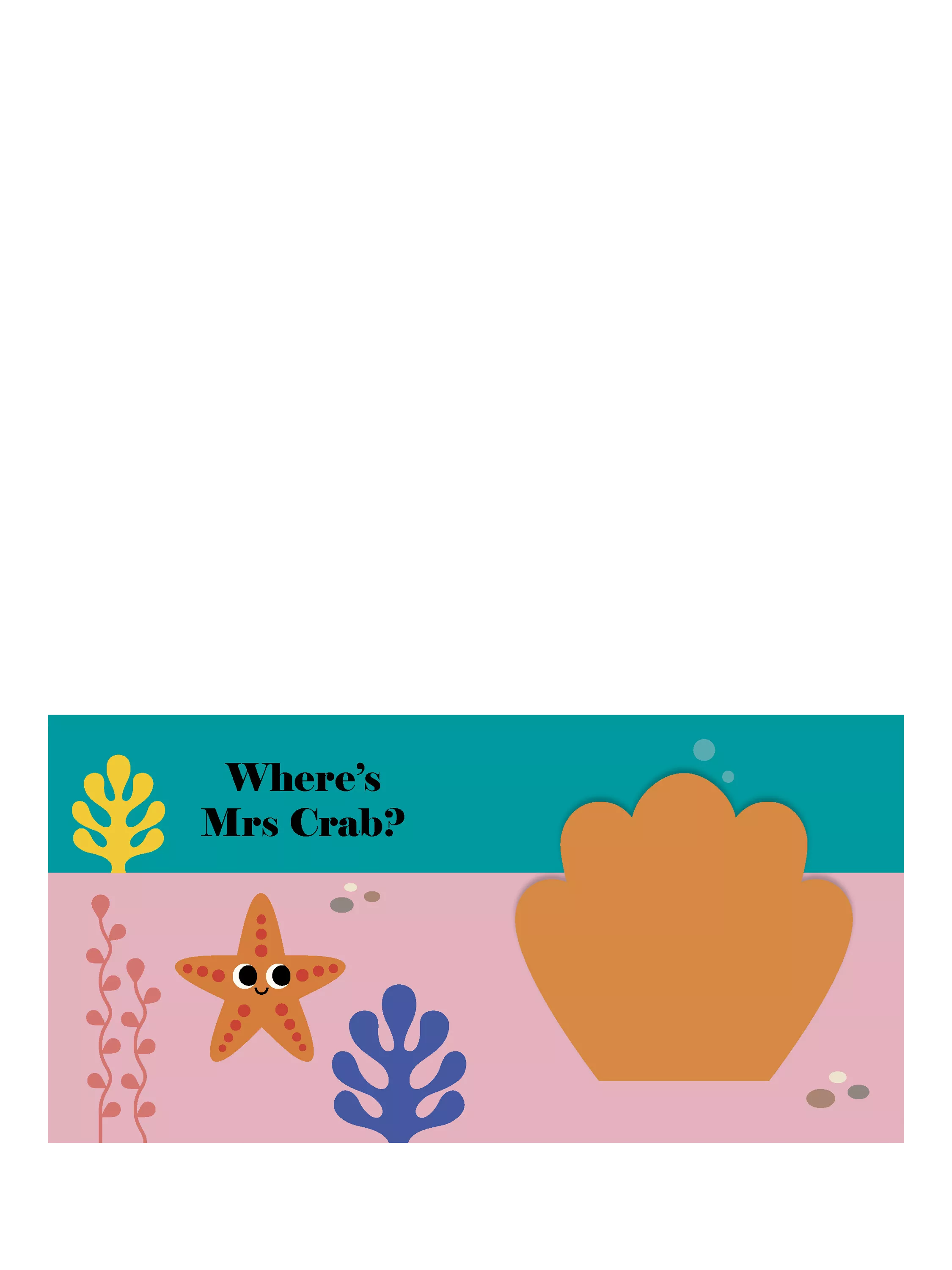 Nosy Crow Where's Mrs Fish board book 10 pages - British product