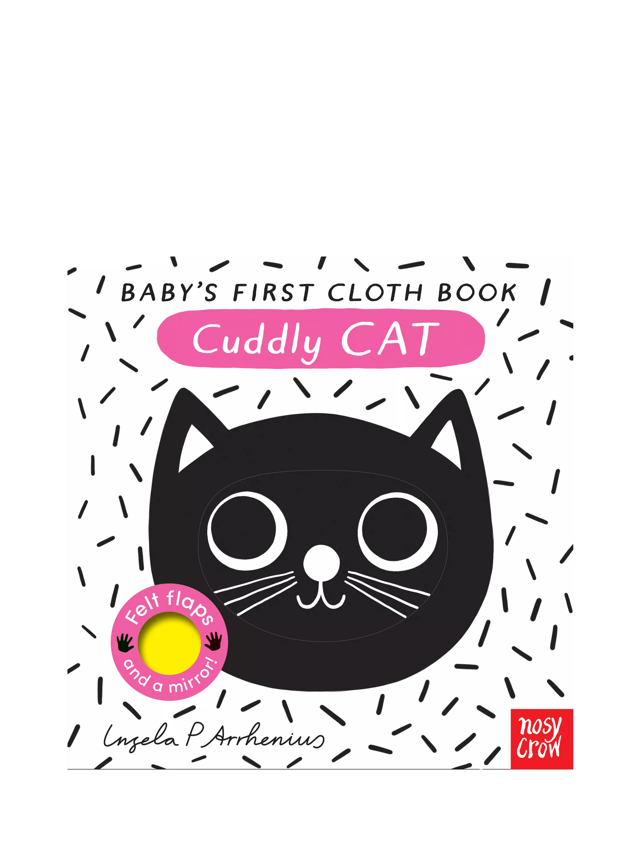 Nosy Crow Cuddly Cat cloth book with crinkly pages (British brand)