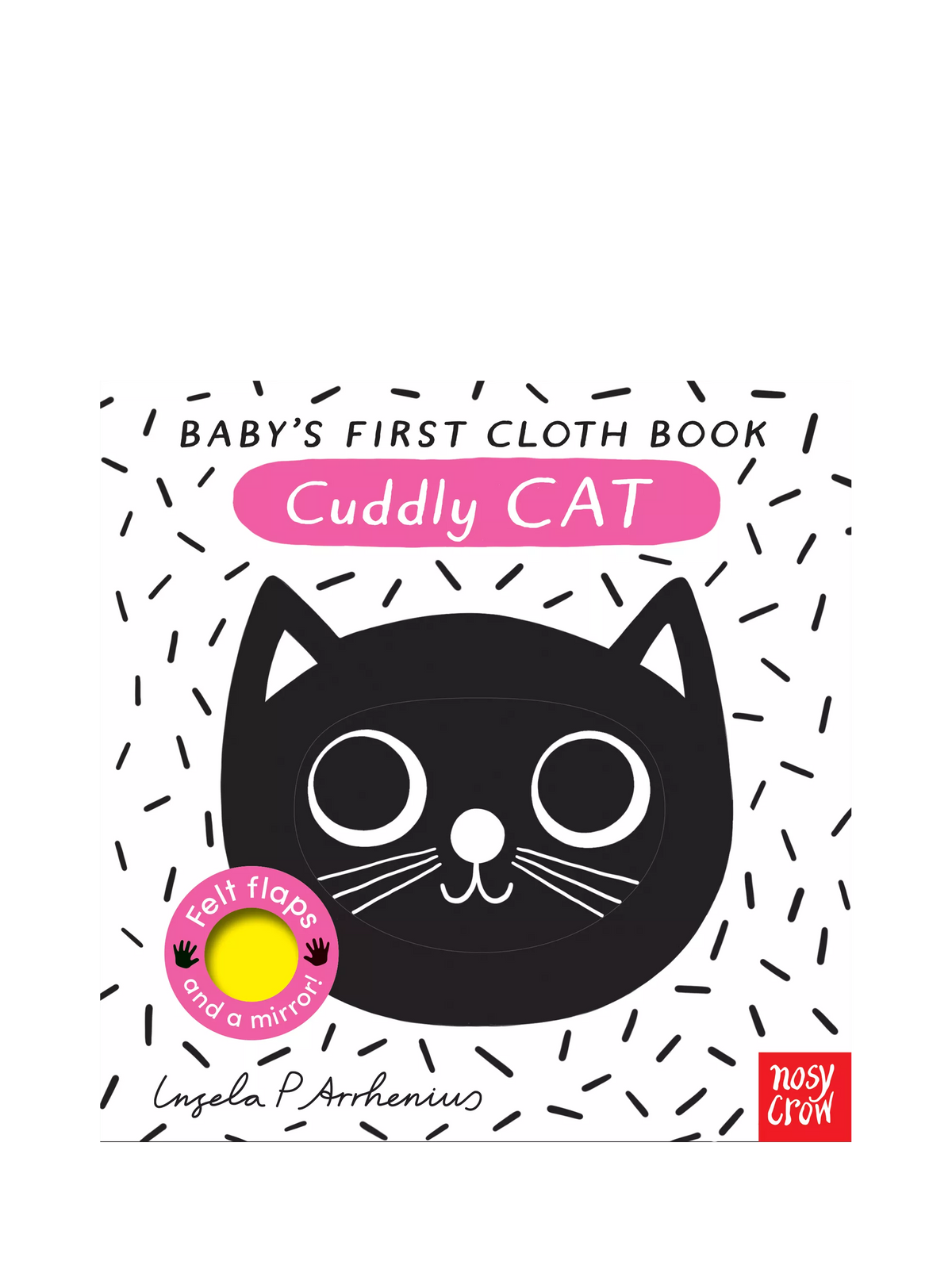 Nosy Crow Cuddly Cat cloth book with crinkly pages (British brand)