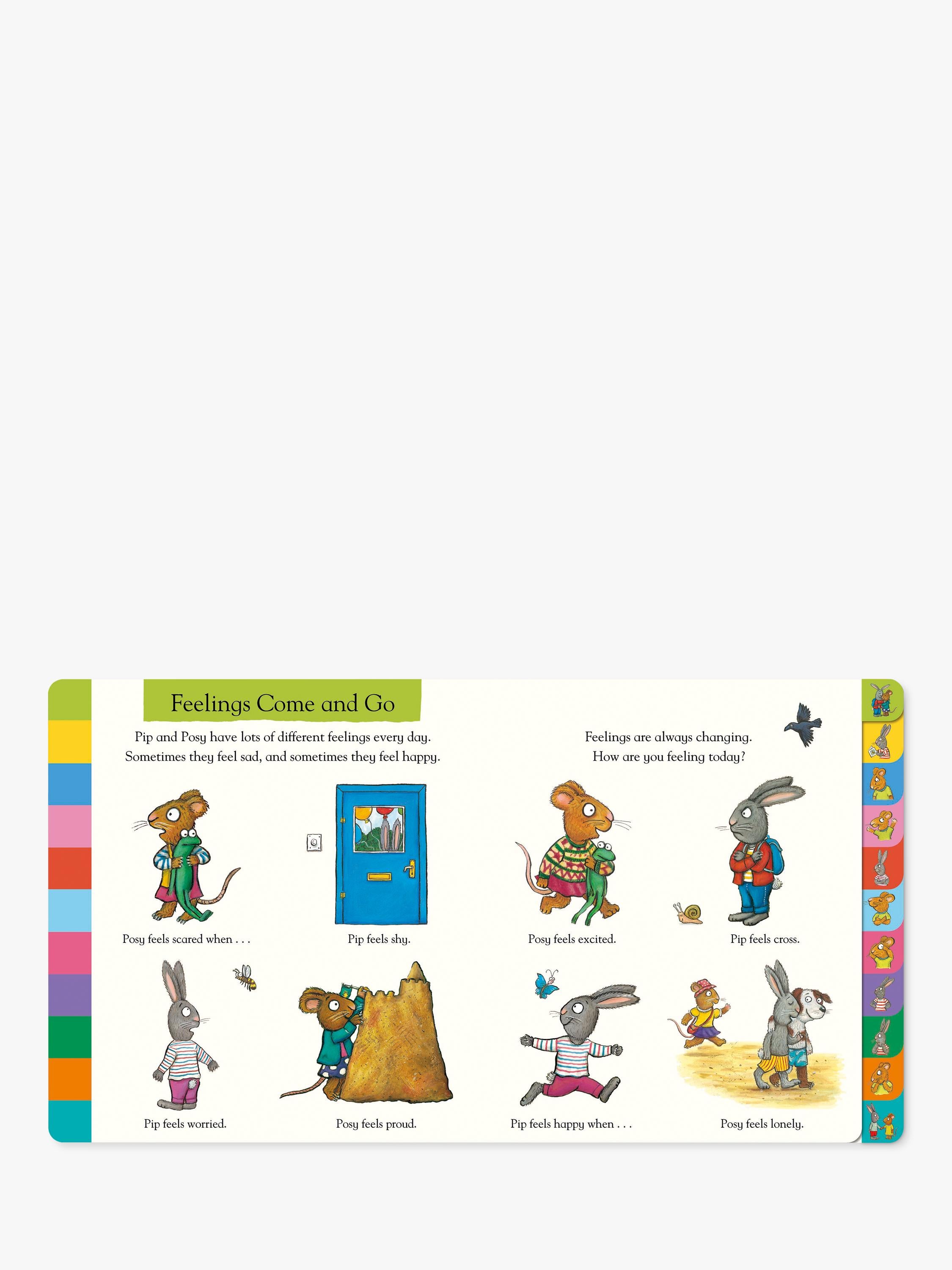 Nosy Crow Pip & Posy feelings flap book, UK version