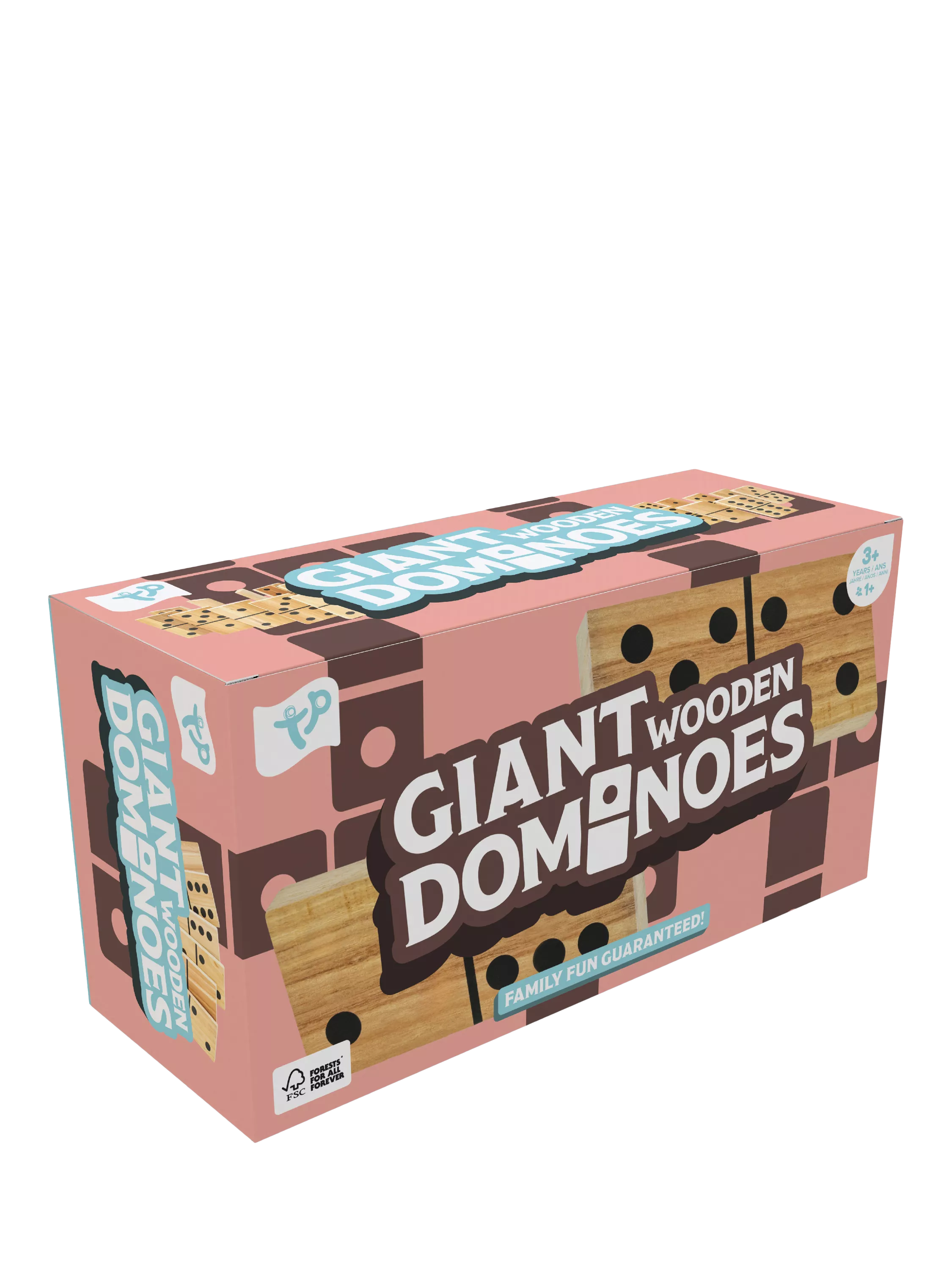 TP Toys giant wooden dominoes 28 tiles, UK version