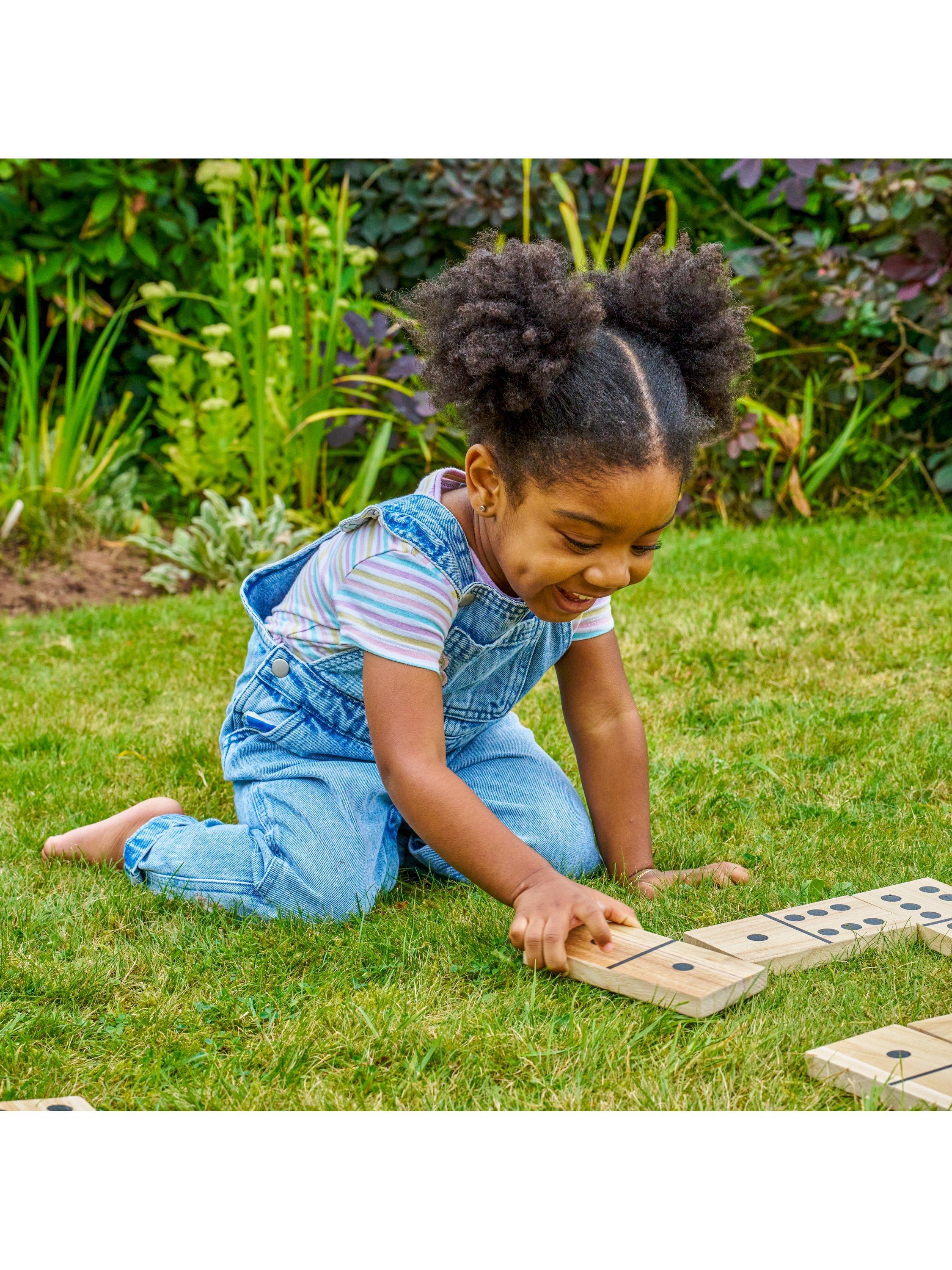 TP Toys giant wooden dominoes 28 tiles, UK version