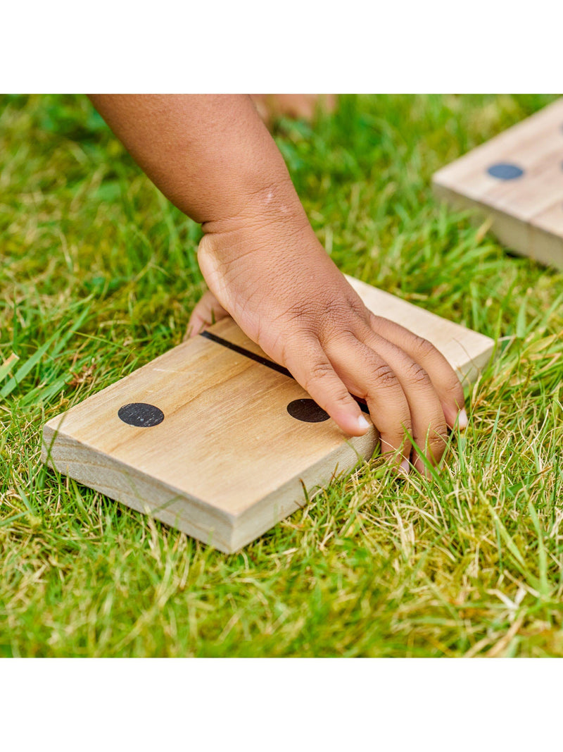 TP Toys giant wooden dominoes 28 tiles, UK version