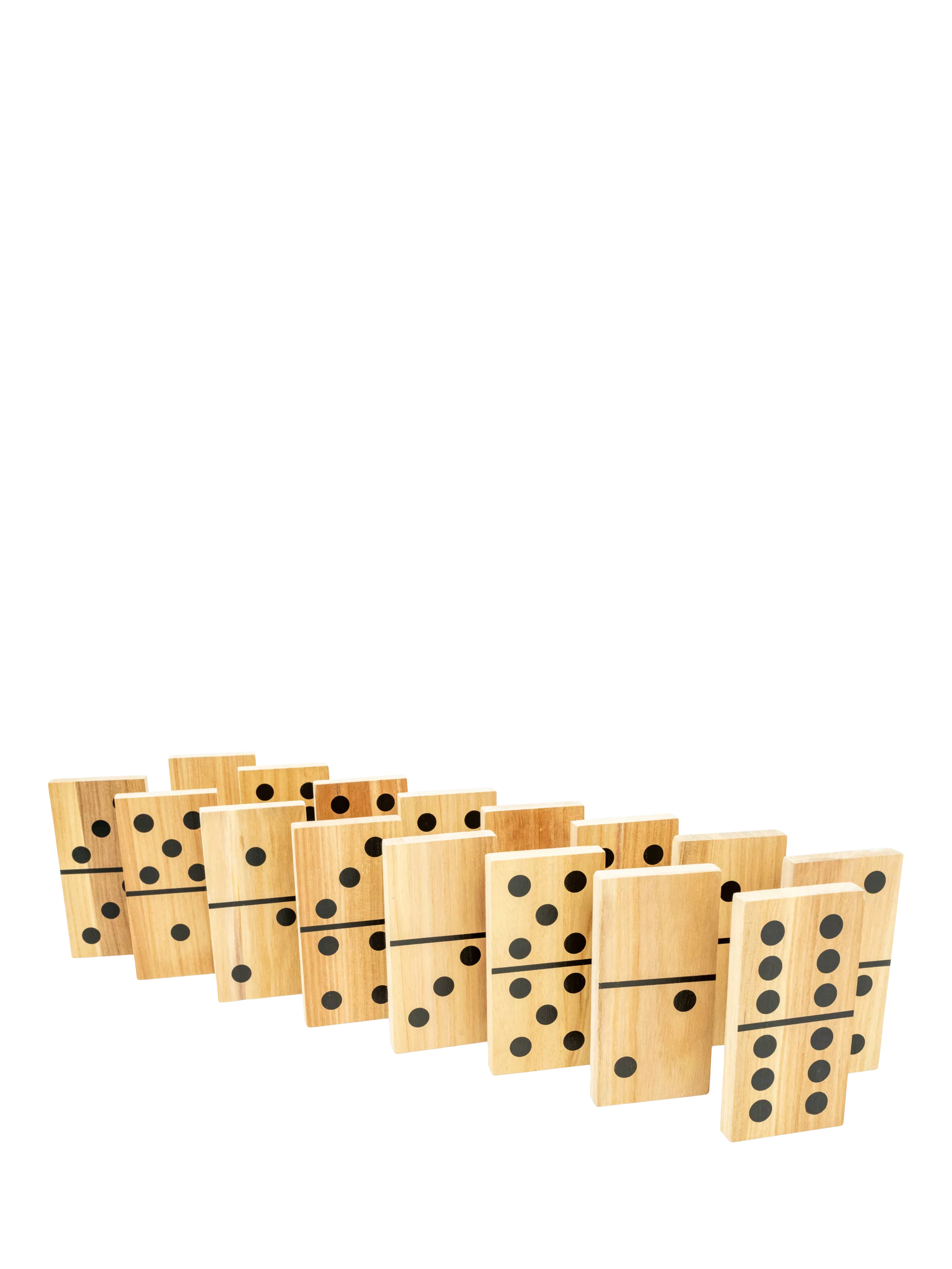 TP Toys giant wooden dominoes 28 tiles, UK version