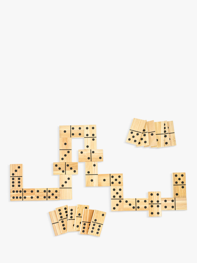 TP Toys giant wooden dominoes 28 tiles, UK version