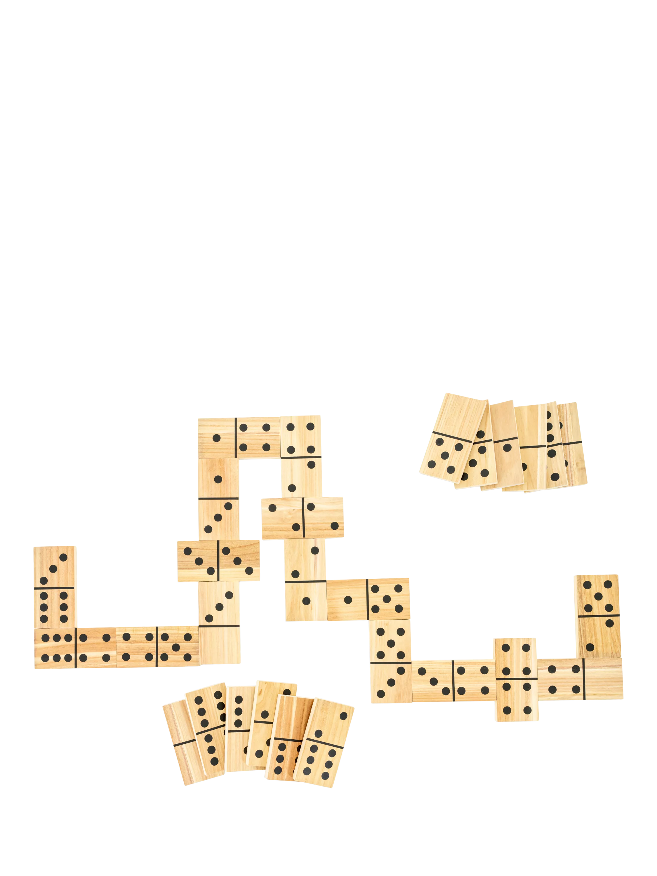 TP Toys giant wooden dominoes 28 tiles, UK version