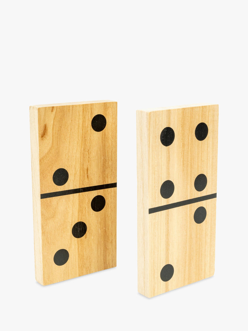 TP Toys giant wooden dominoes 28 tiles, UK version
