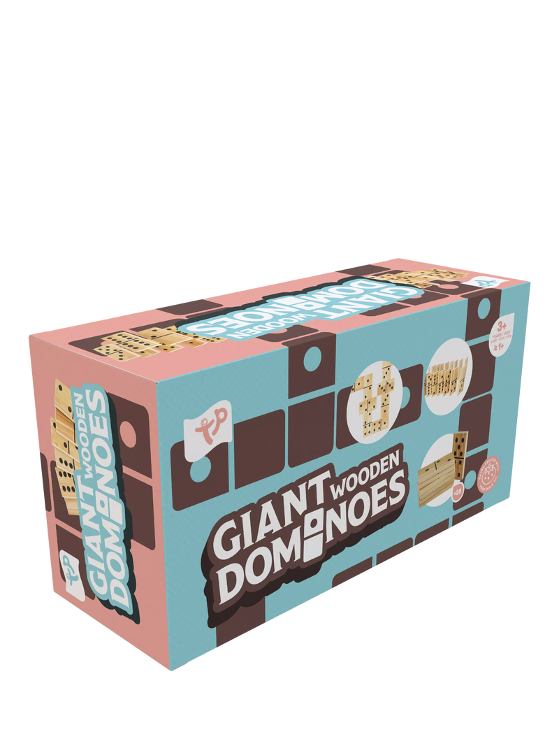 TP Toys giant wooden dominoes 28 tiles, UK version