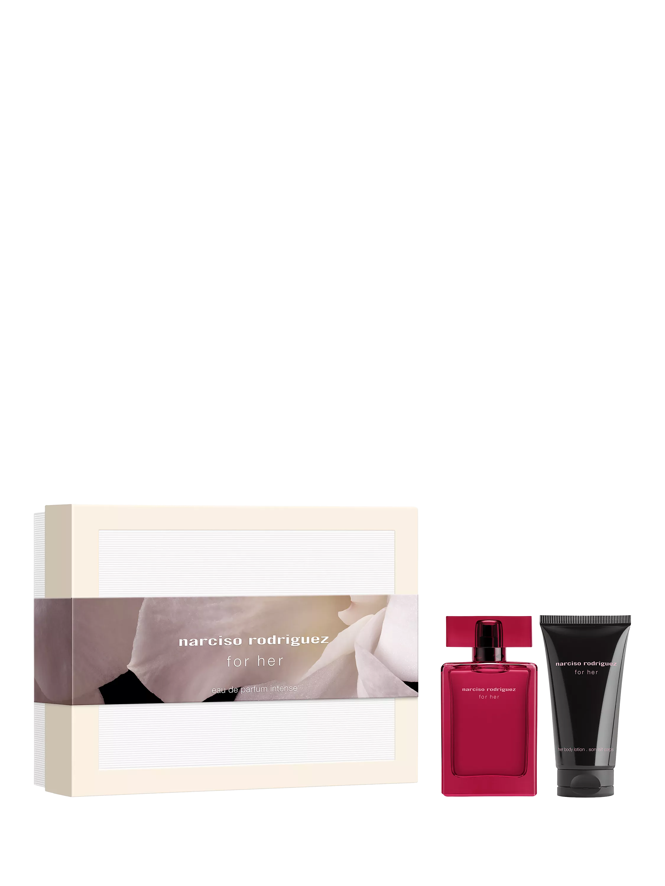 Narciso Rodriguez For Her Intense 50ml fragrance gift set - British product