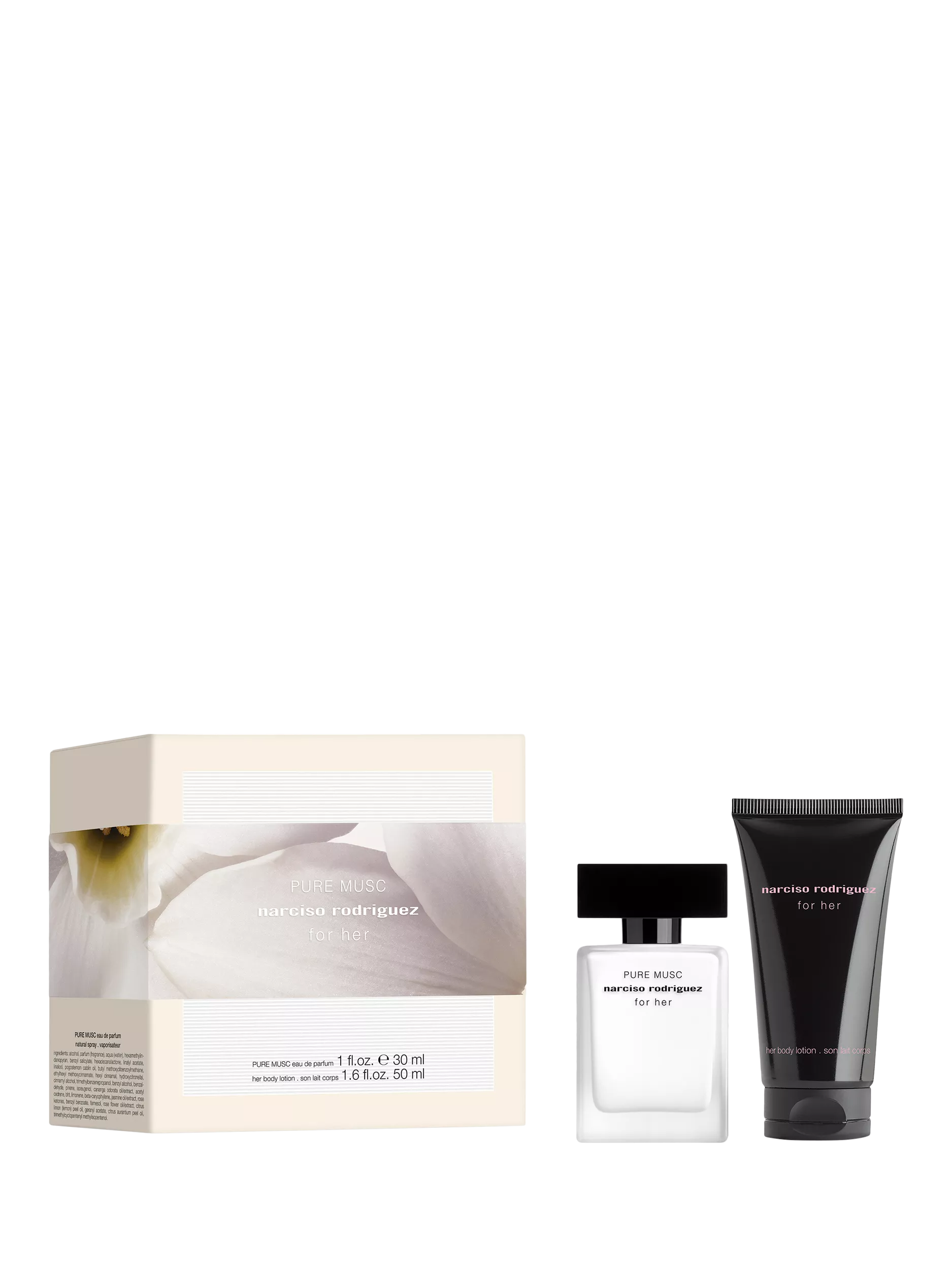 Narciso Rodriguez Pure Musc EDP gift set 30ml, imported from the UK