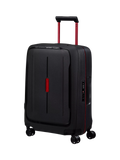 Samsonite Essens 55cm Double Wheel Spinner Cabin Suitcase, 39L, Black/Red