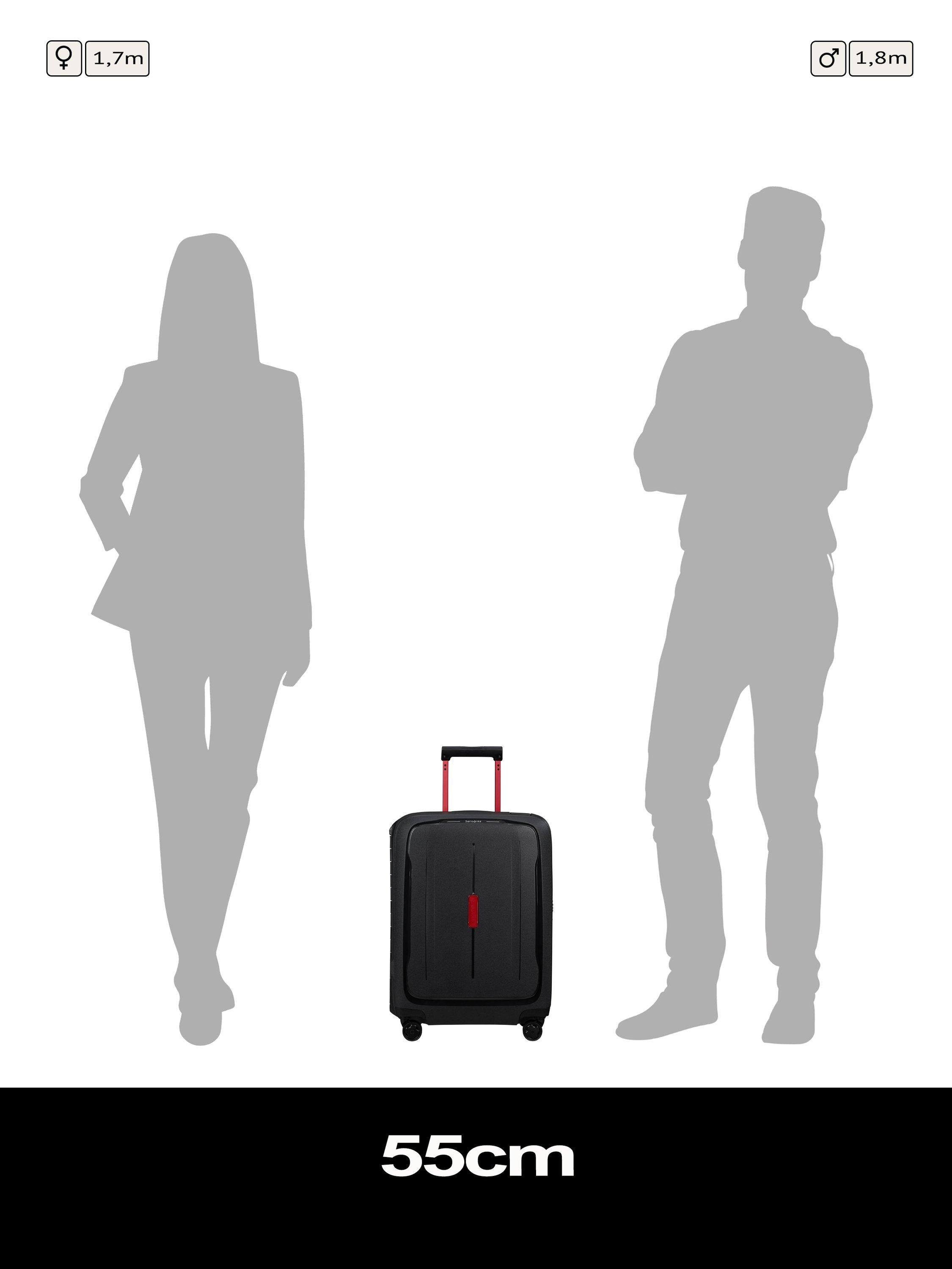 حقيبة المقصورة Samsonite Essens 55 سم معاد تدويرها، نسخة المملكة المتحدة
