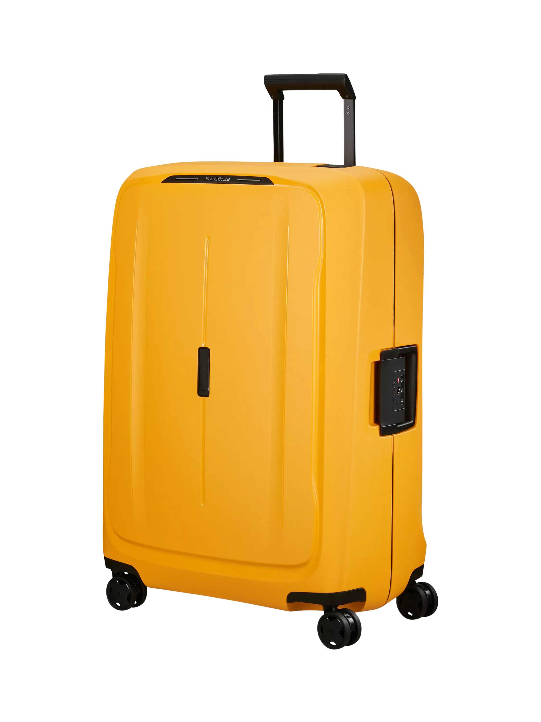Samsonite Essens 75cm Double Wheel Large Spinner Suitcase,111L, Yellow
