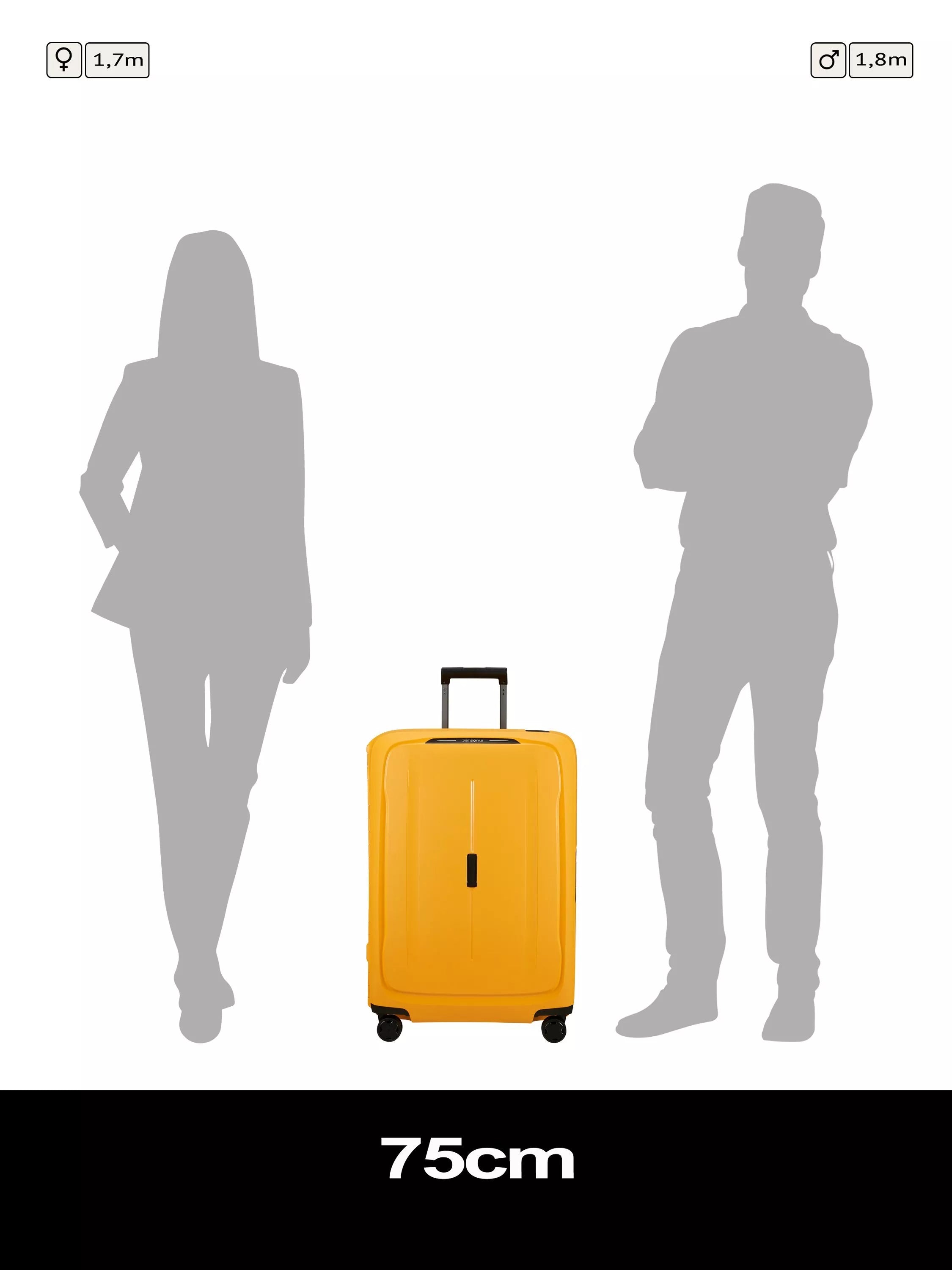 Samsonite Essens recycled suitcase 75cm - British product