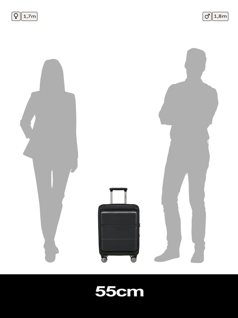 Samsonite Paralux expandable cabin suitcase 55cm 46L (British brand)