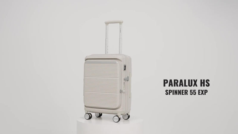Samsonite Paralux expandable cabin suitcase 55cm 46L (British brand)