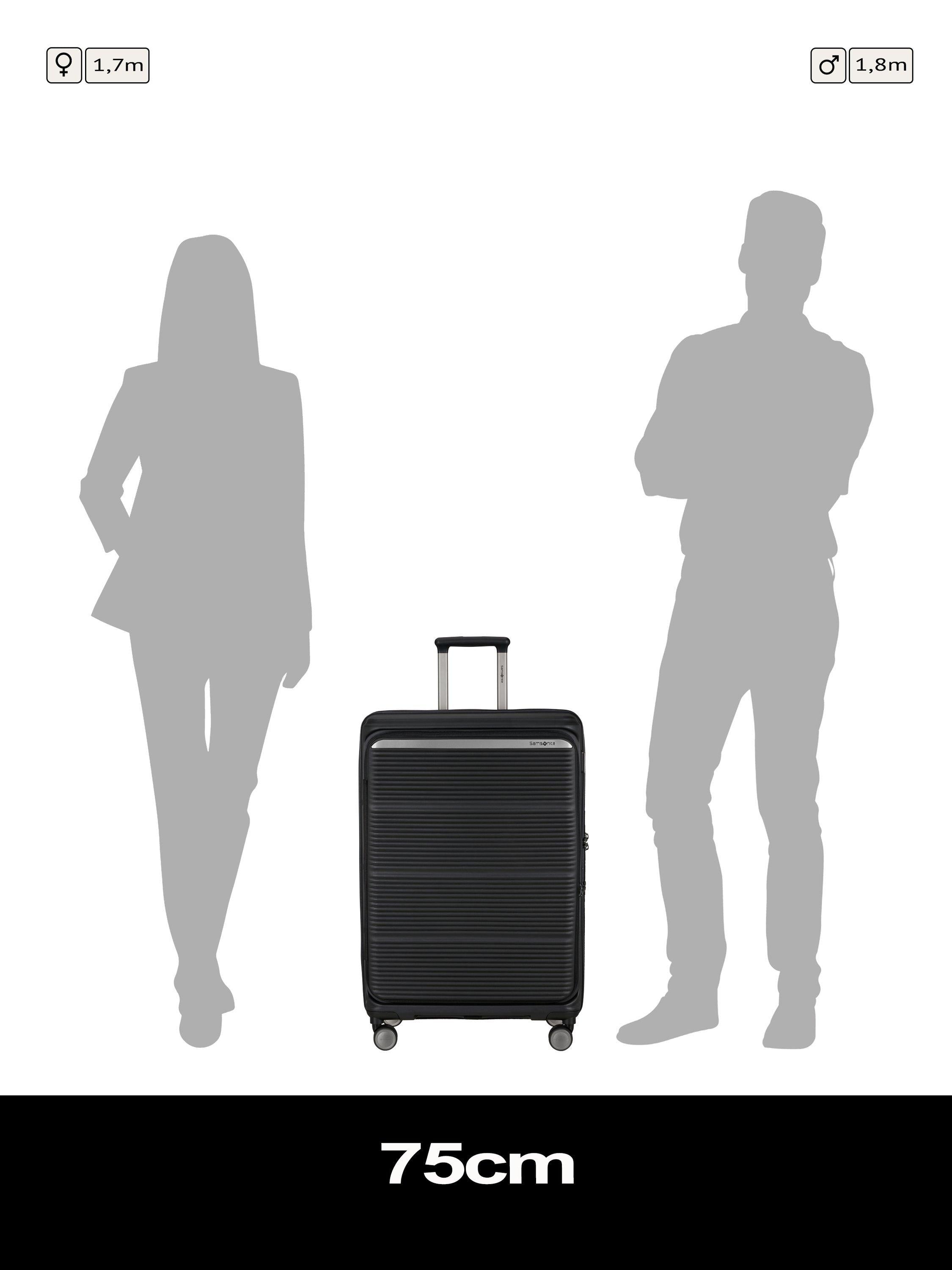 Samsonite Paralux expandable suitcase 75cm large 115L, UK version