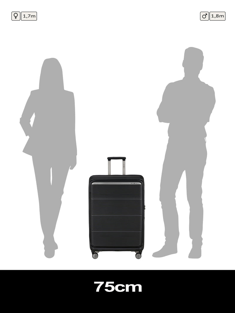 Samsonite Paralux expandable suitcase 75cm large 115L, UK version