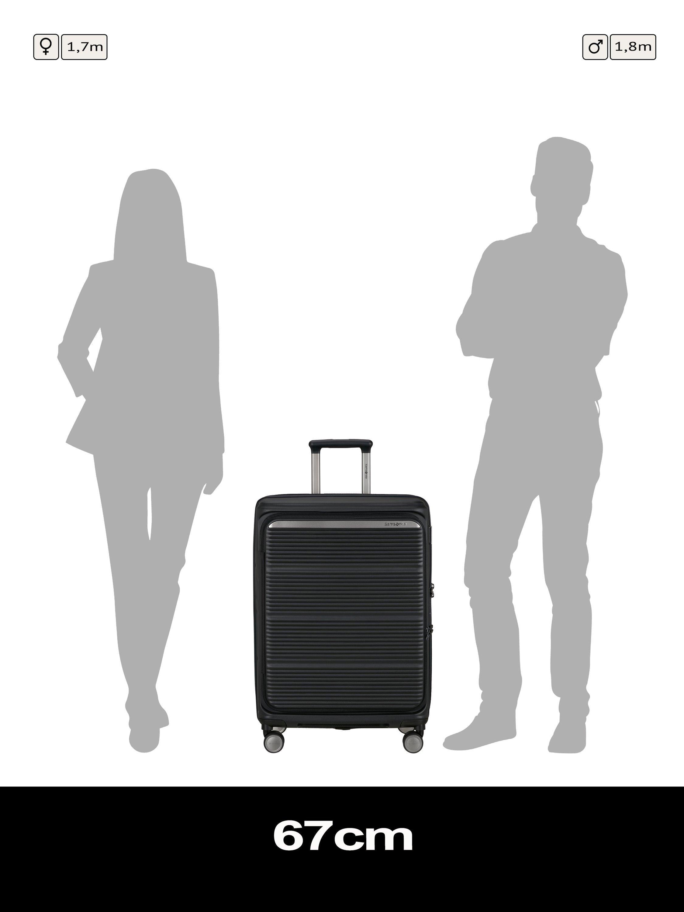 Samsonite Paralux 67cm medium suitcase (British brand)