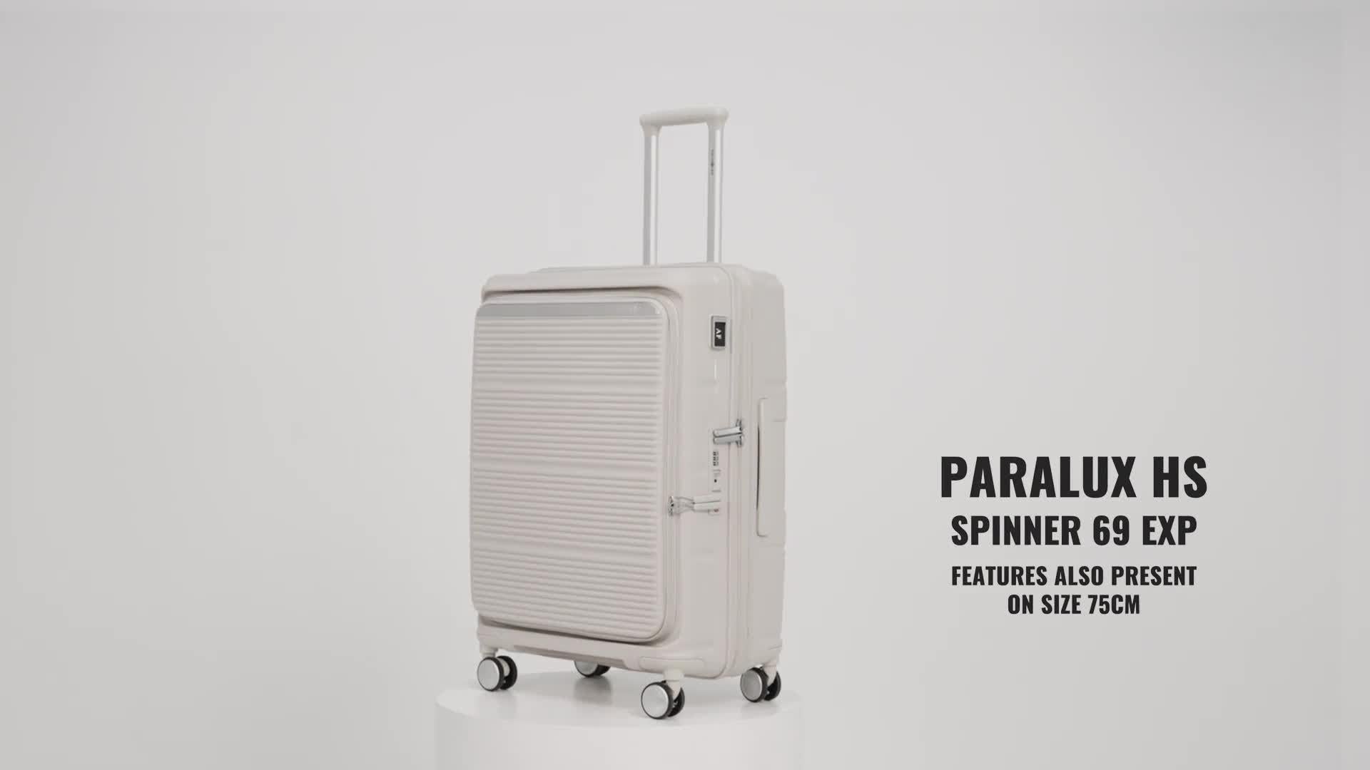 Samsonite Paralux expandable suitcase 75cm large 115L, UK version