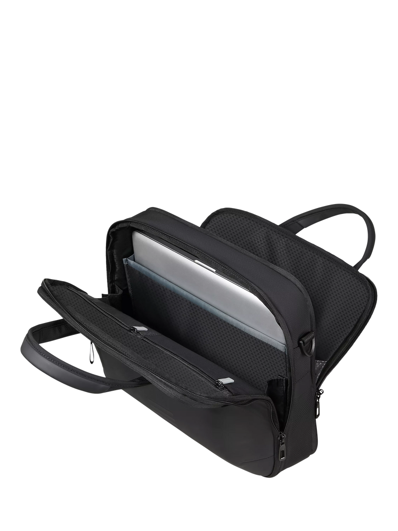 Samsonite Moderny twin handle laptop bag black, imported from the UK