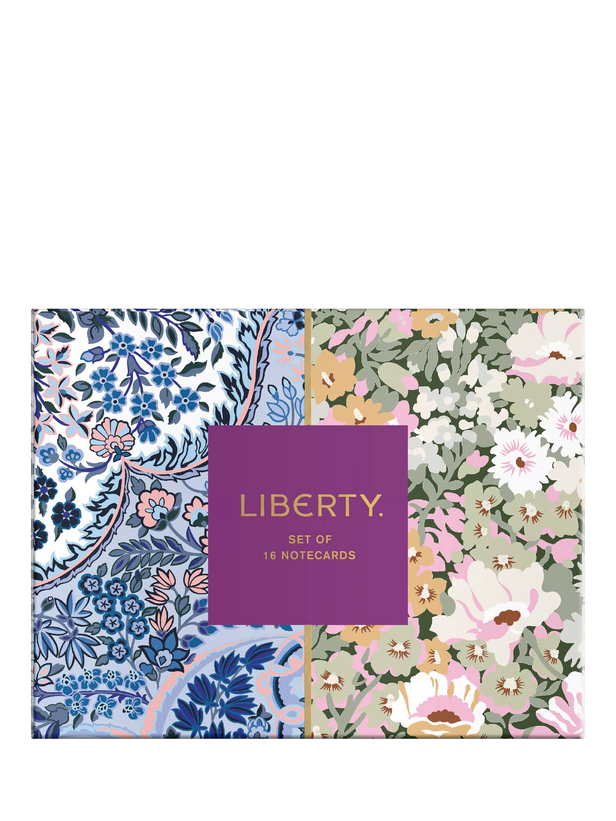 Liberty London floral note cards pack of 8 - British product