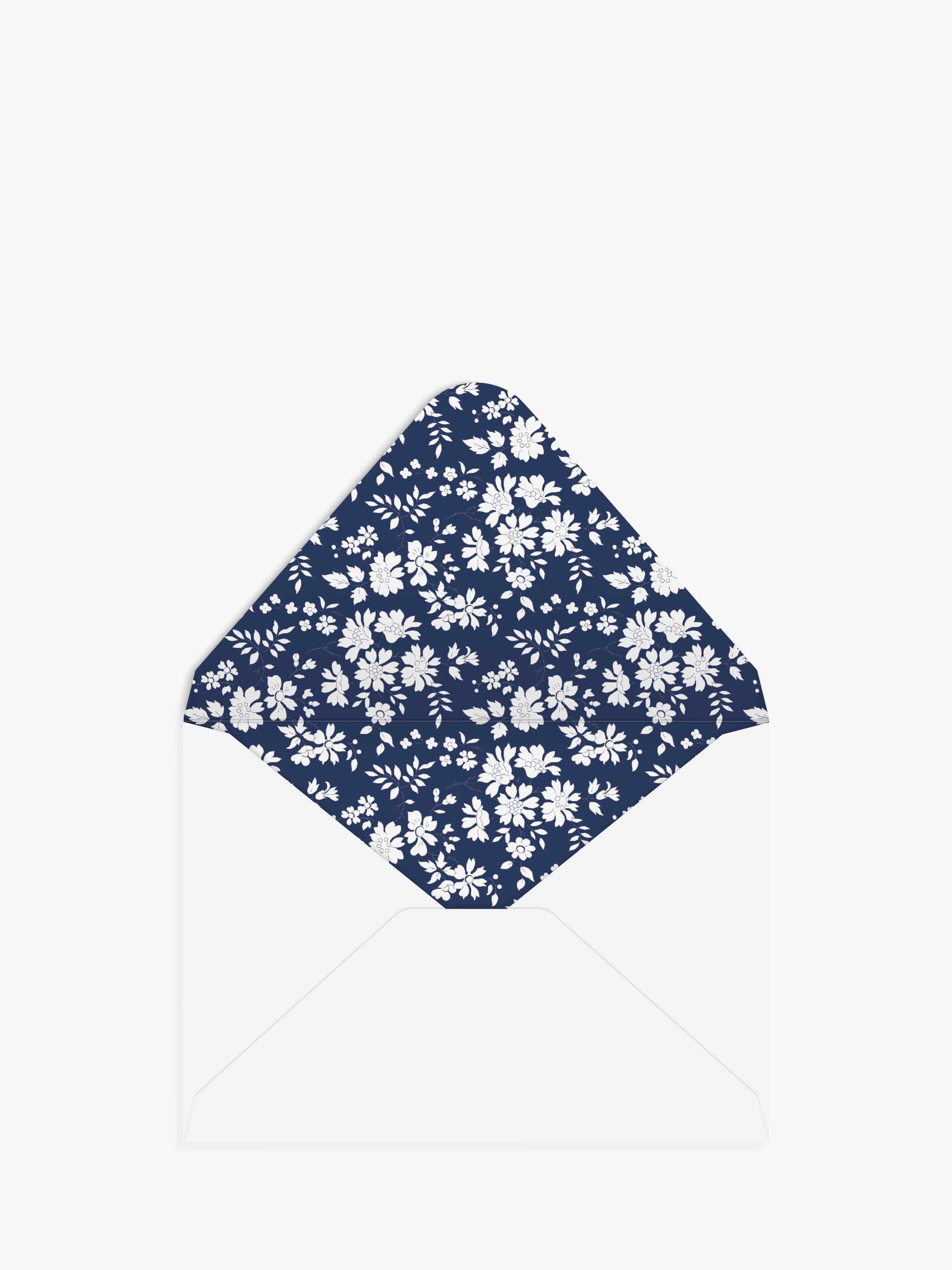 Liberty London floral note cards pack of 8 - British product