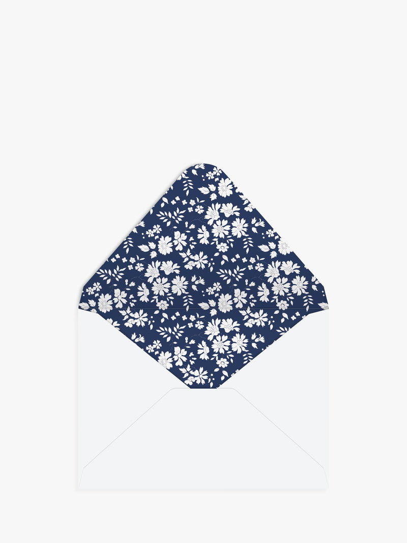 Liberty London floral note cards pack of 8 - British product