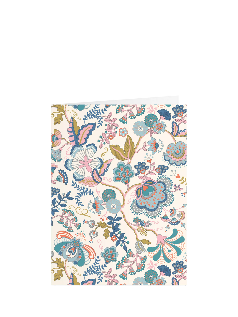 Liberty London floral notecards set of 16 (British brand)