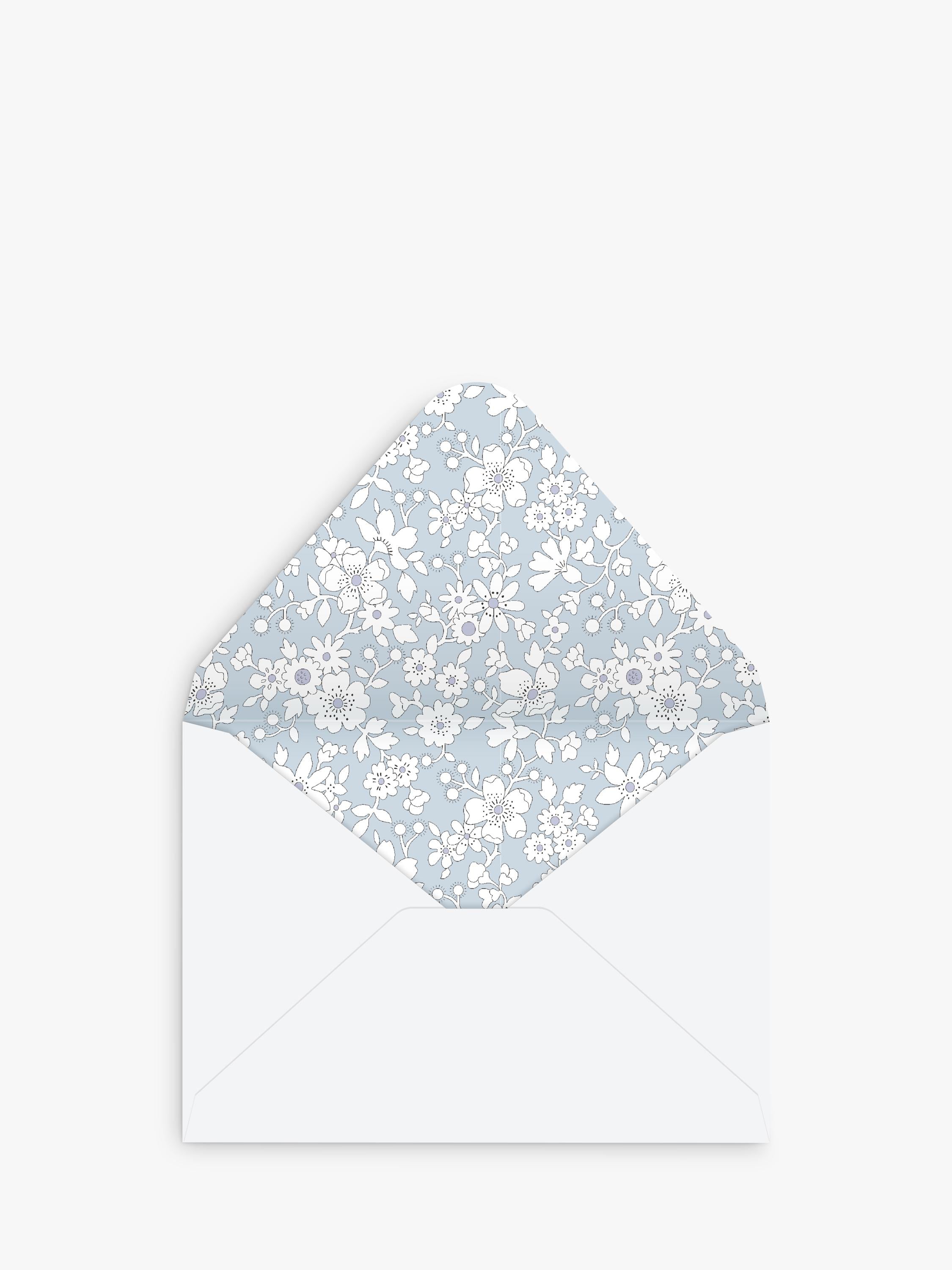 Liberty London floral notecards set of 16 (British brand)