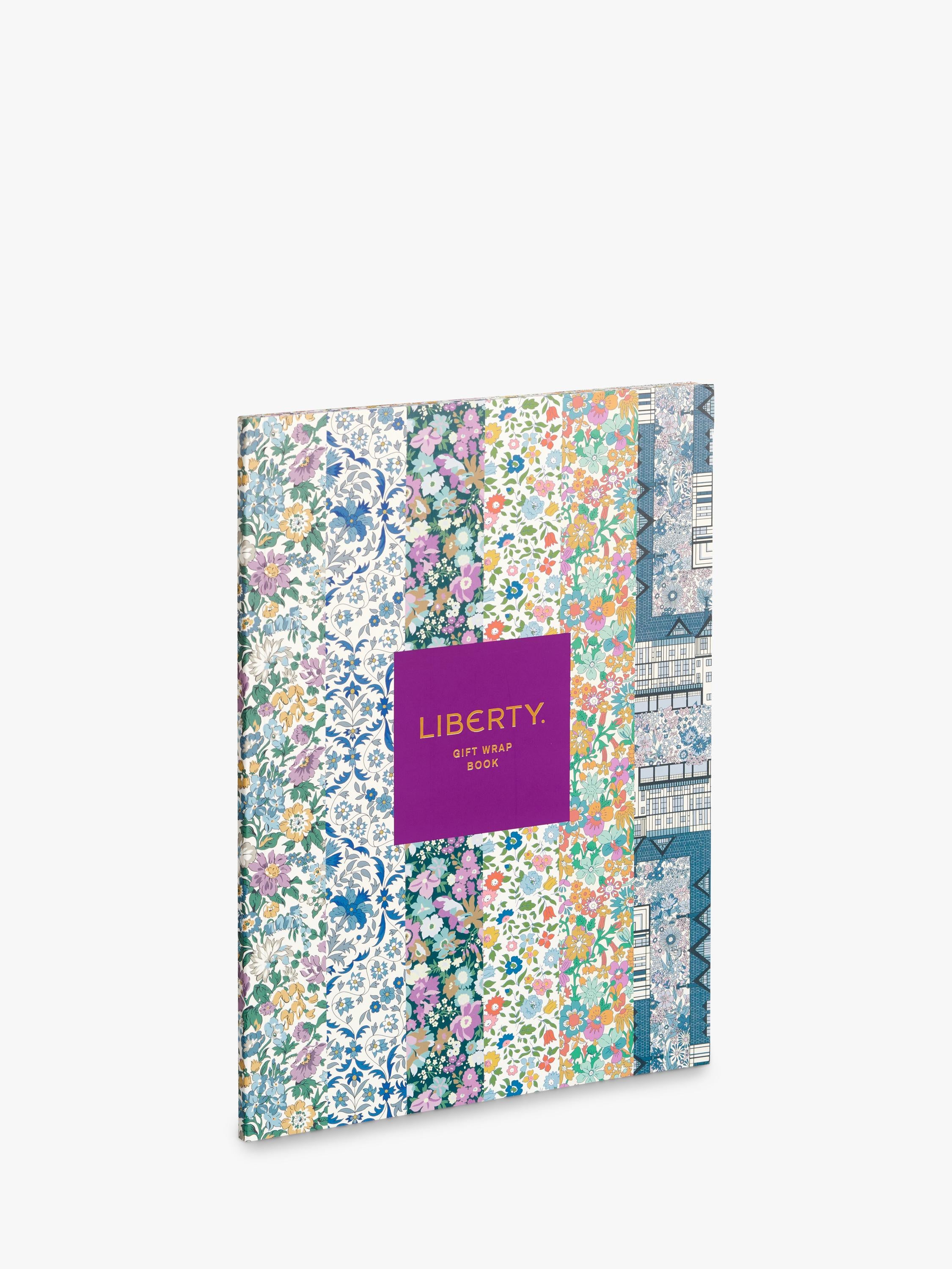 Liberty London gift wrap book multi with 12 sheets, UK version
