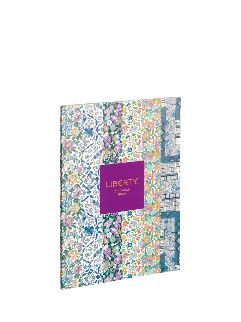 Liberty London gift wrap book multi with 12 sheets, UK version