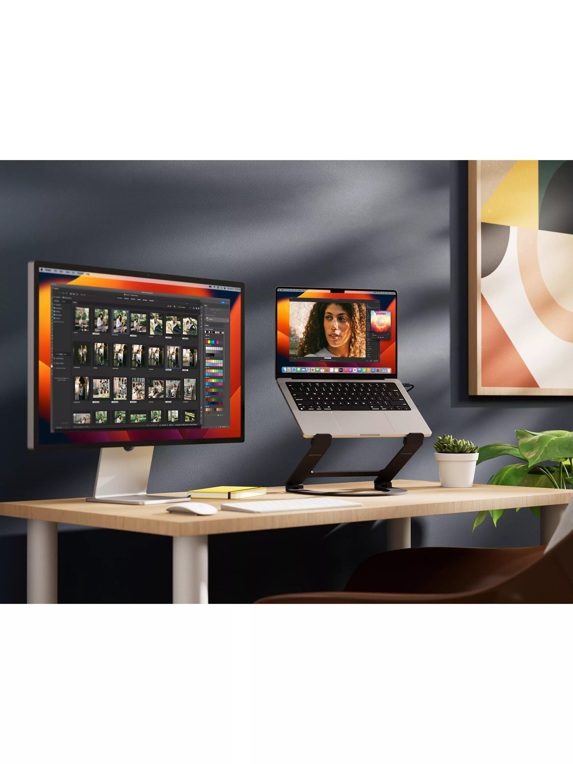 Twelve South Curve Flex adjustable laptop stand black, imported from the UK