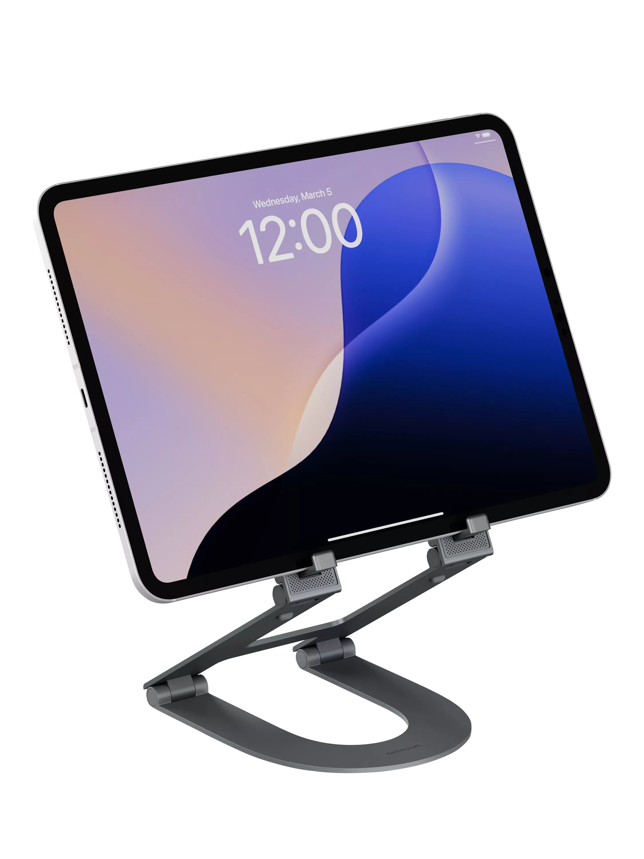 Twelve South Curve Mini Adjustable Tablet Stand, Slate