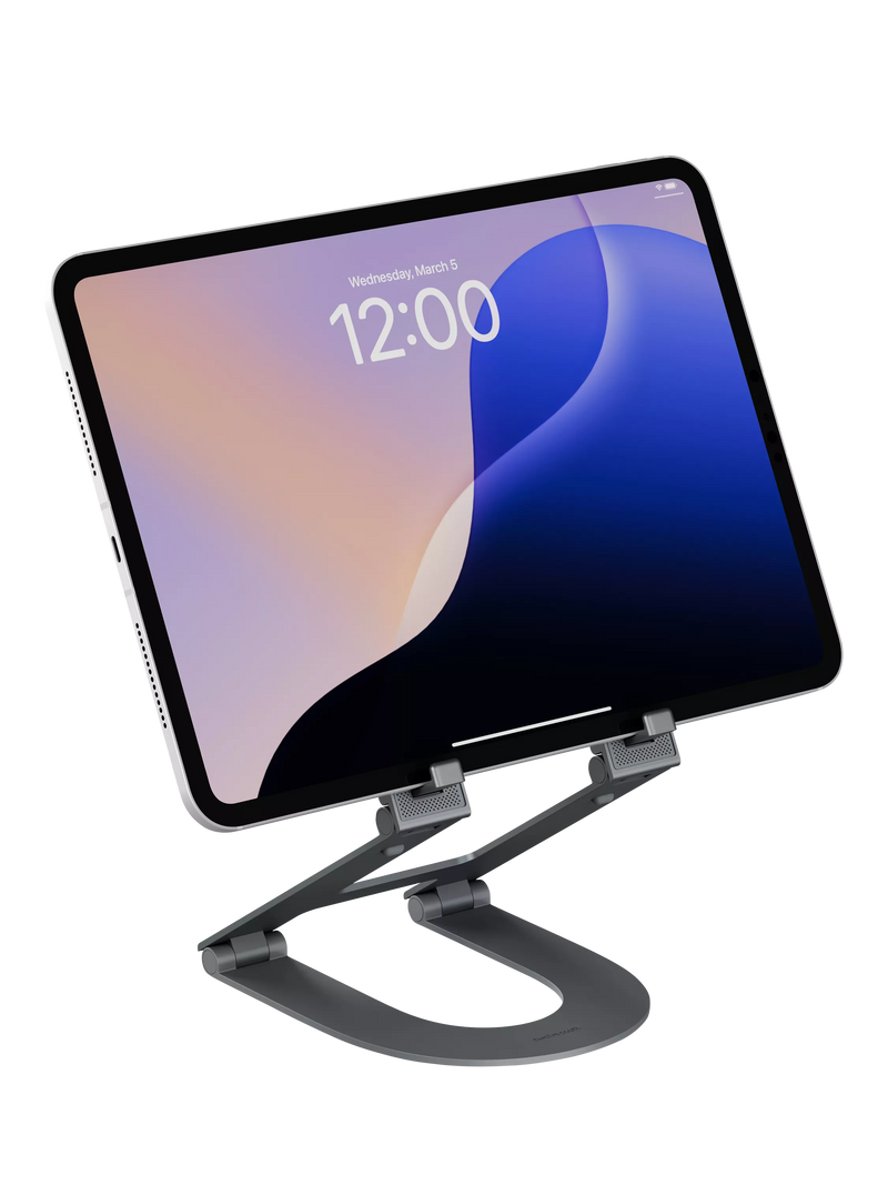 Twelve South Curve Mini Adjustable Tablet Stand, Slate