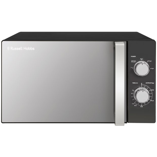 Russell Hobbs black microwave 800W 20L (British brand)