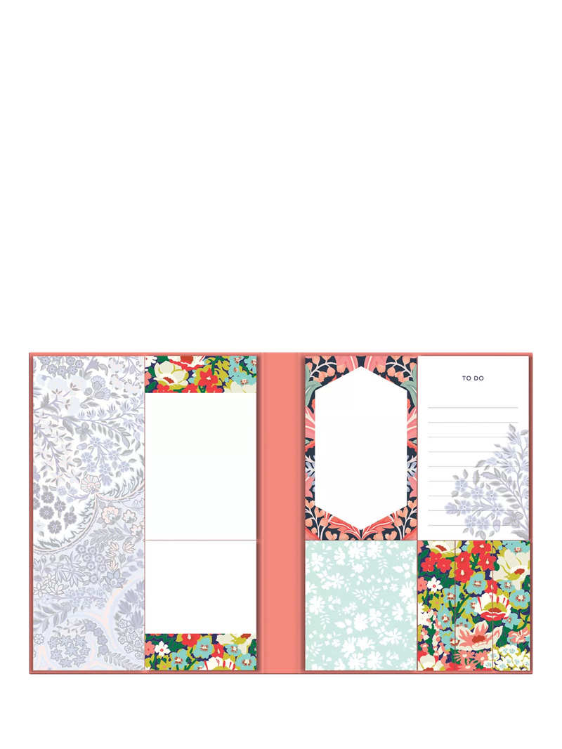 Liberty London floral sticky notes multi, UK version