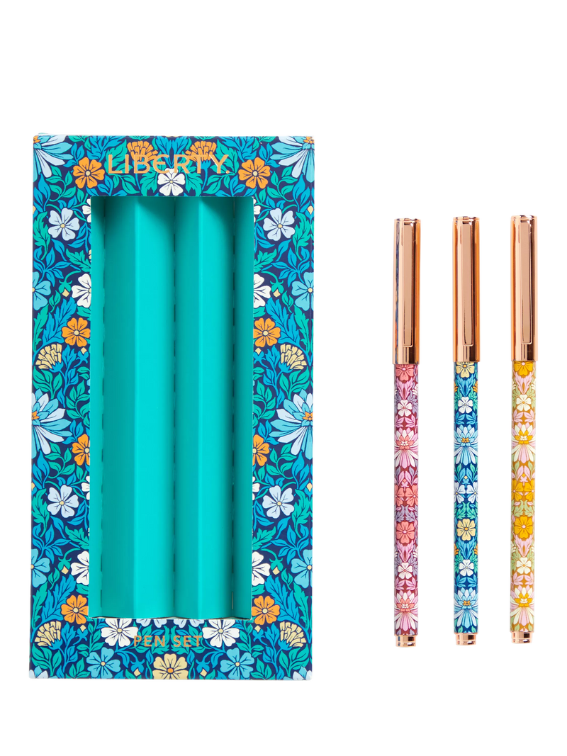 Liberty London Moon Flower Pen Gift Set - British product