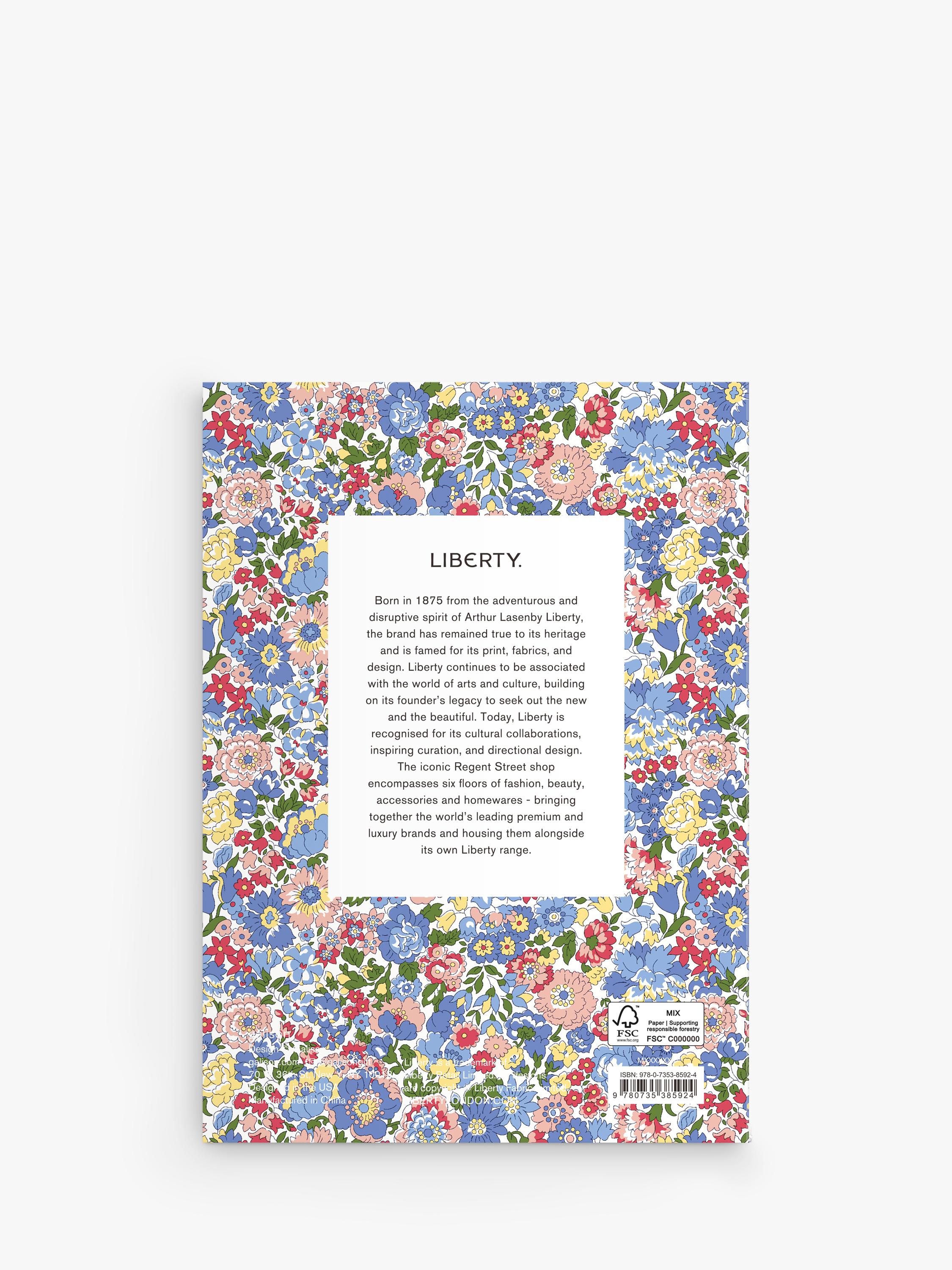 Liberty London A5 notebook Nell Annie May design - British product