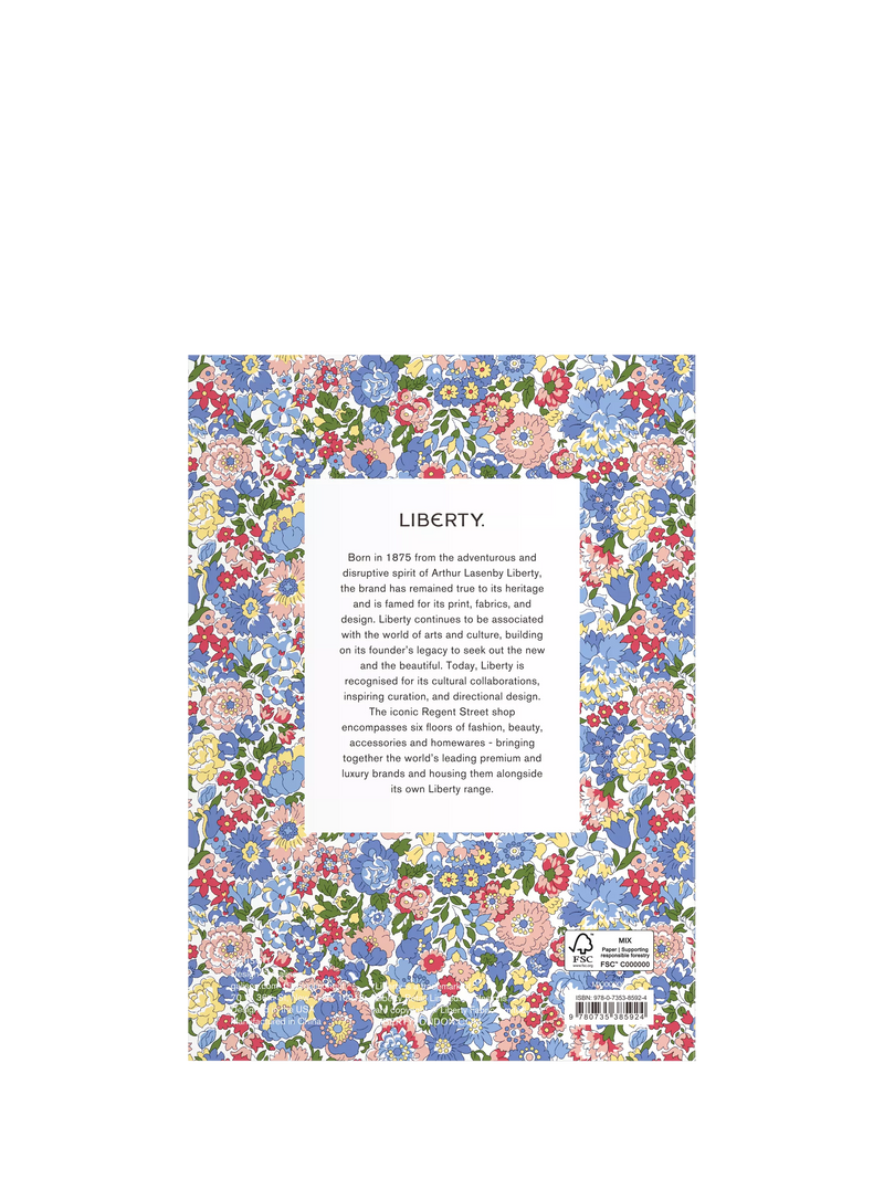 Liberty London A5 notebook Nell Annie May design - British product