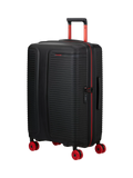 Samsonite Prodiver 69cm Expandable 8-Wheel Medium Spinner Suitcase, 86L, Black