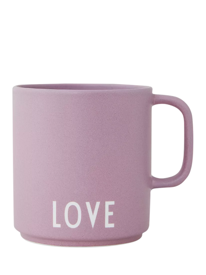 Design Letters love handle cup pink 250ml (British brand)