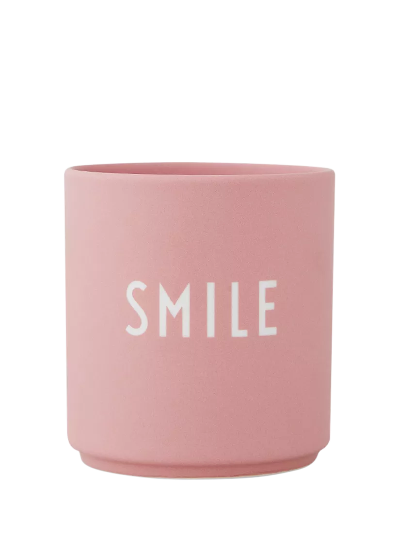 Design Letters Favourite Smile Cup 250ml Pink, UK version