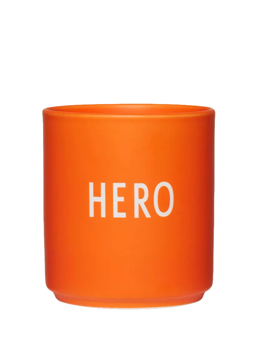 Design Letters Hero Cup 250ml orange porcelain (British brand)