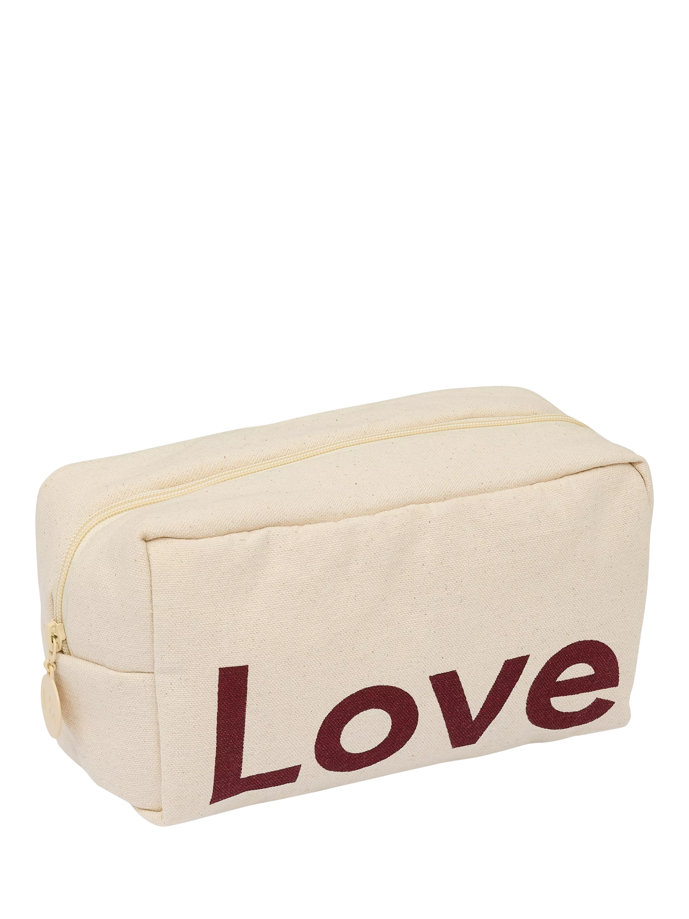 Design Letters medium wash bag burgundy, imported from the UK