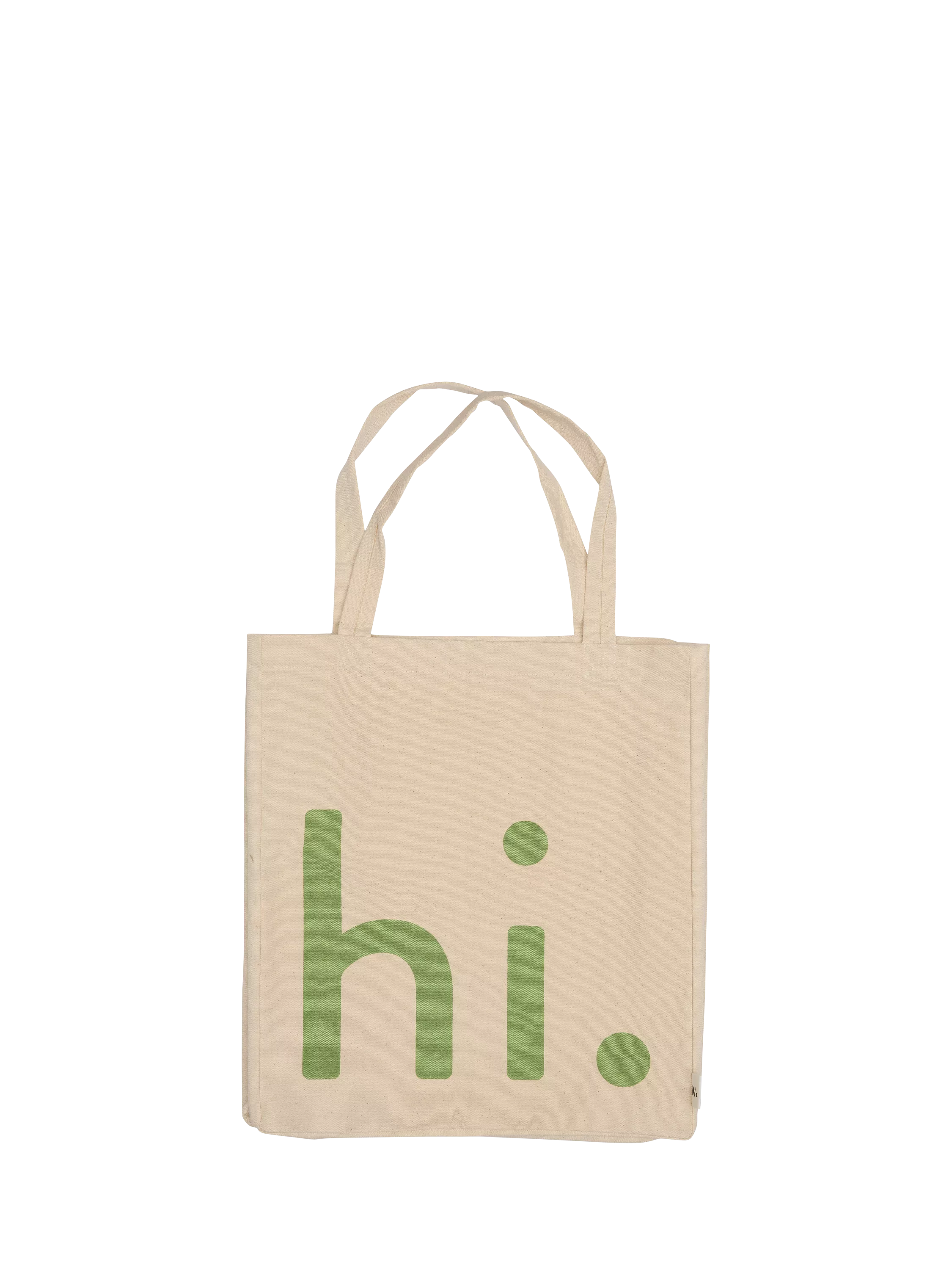 Design Letters green tote bag, UK version