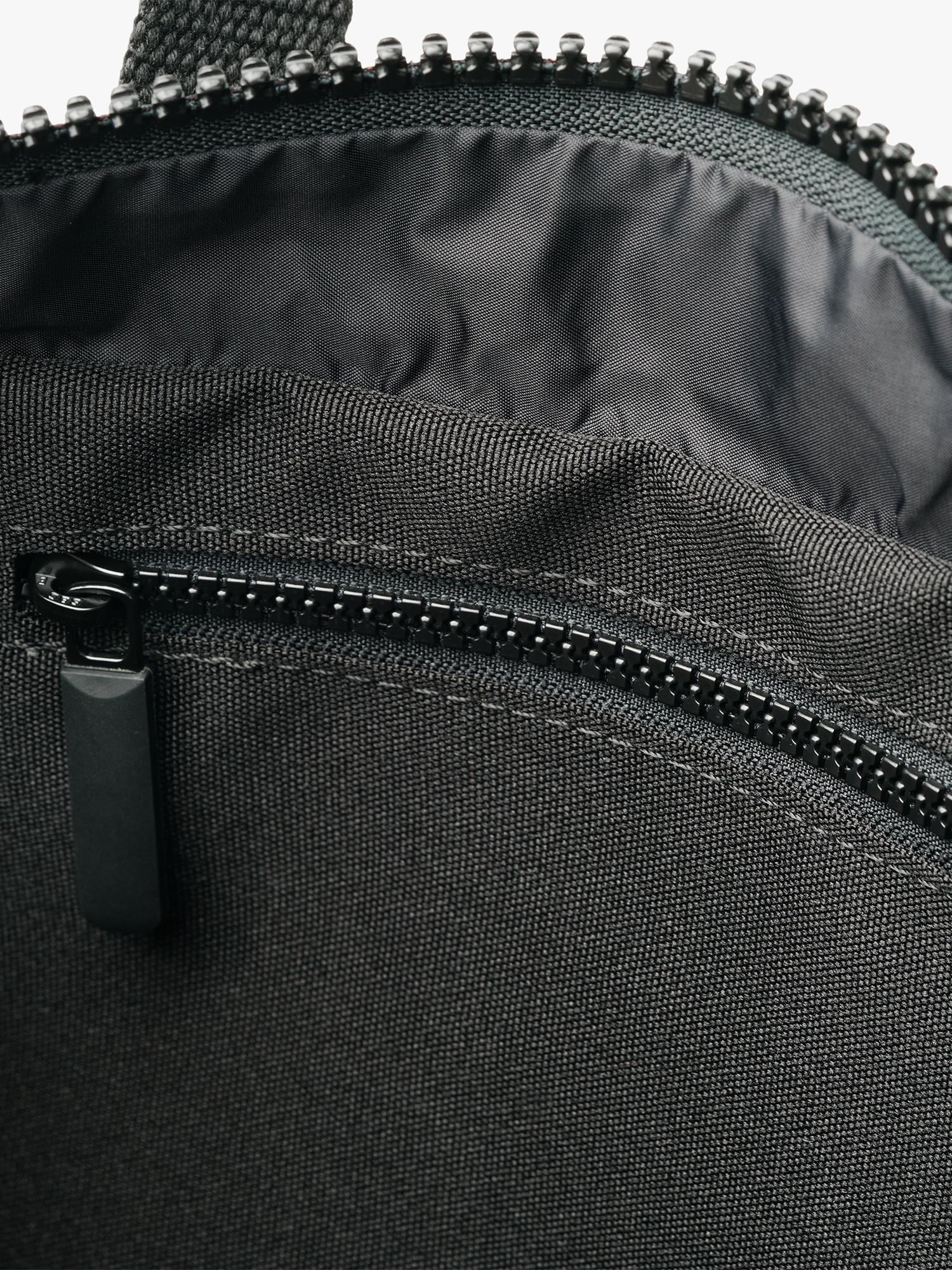 ROKA London Bantry zip top backpack black - British product