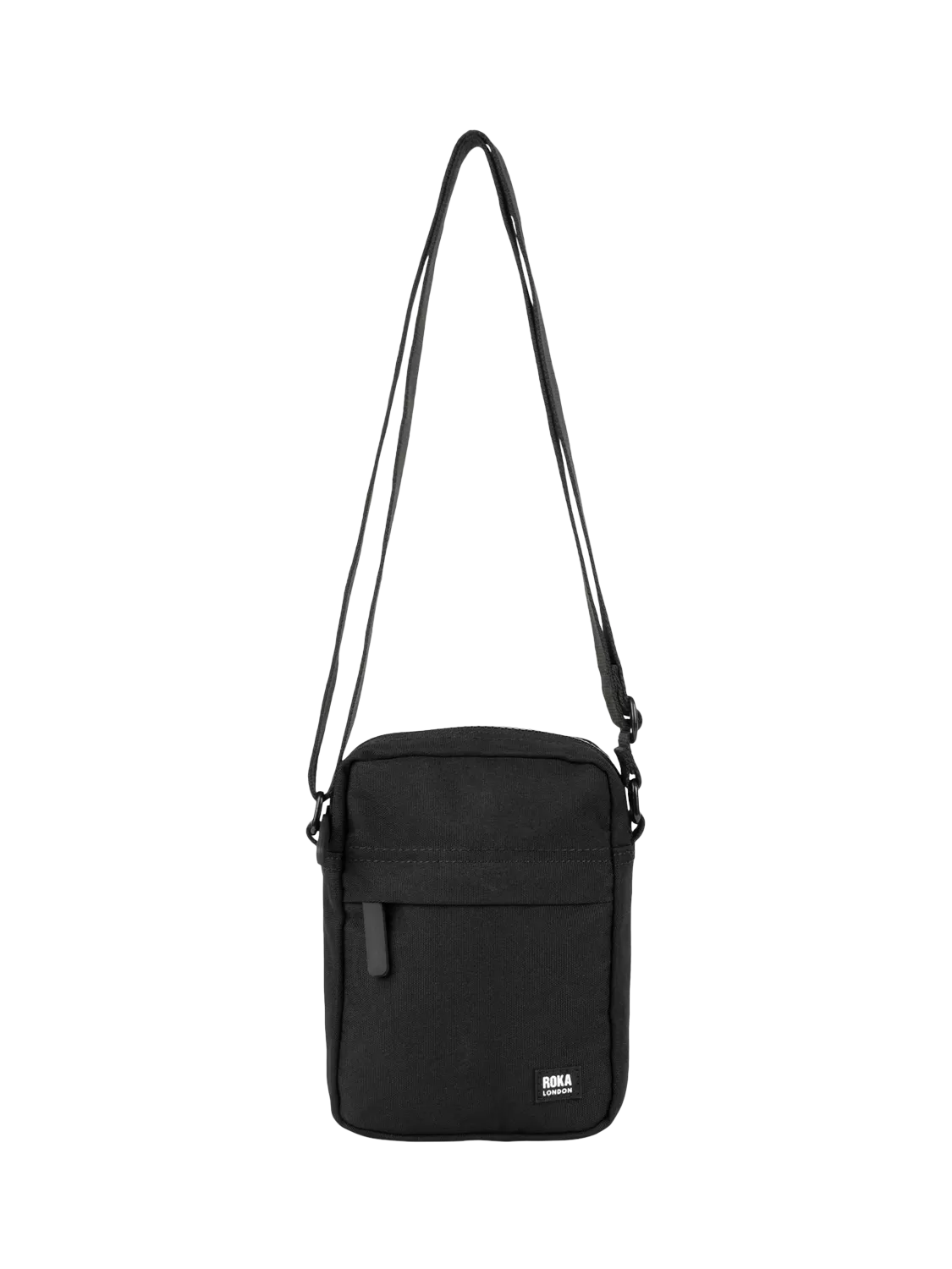 ROKA London Bond crossbody bag black with adjustable strap UK version