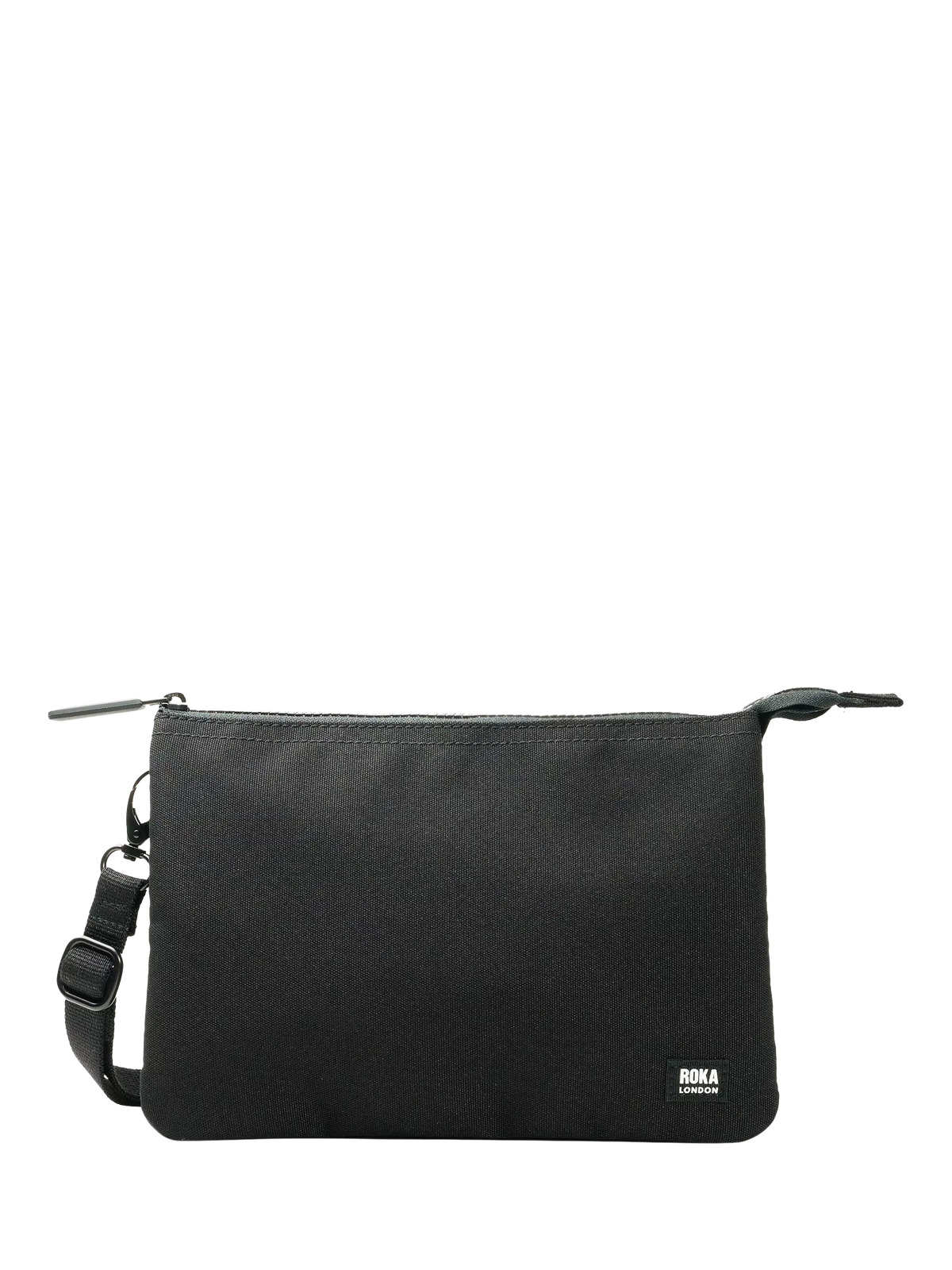 ROKA London Carnaby crossbody bag in black, UK version